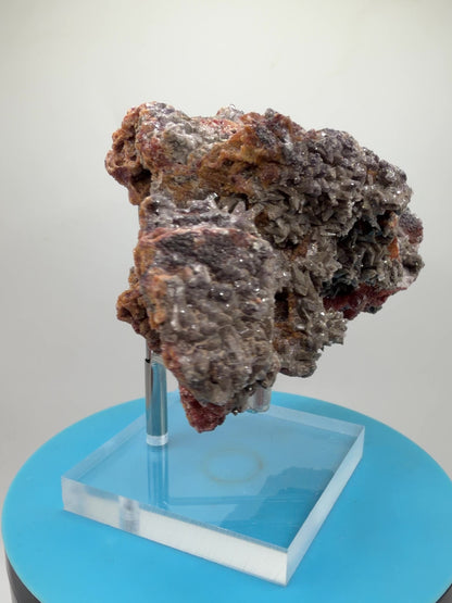 Dogtooth Calcite Specimen. Gorgeous High Quality Mineral From Mexico. Amazing Rare Colors And Clusters