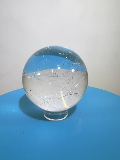 Rutile Quartz Sphere. High Quality Golden Rutilated Quartz. Stunning Display Sphere