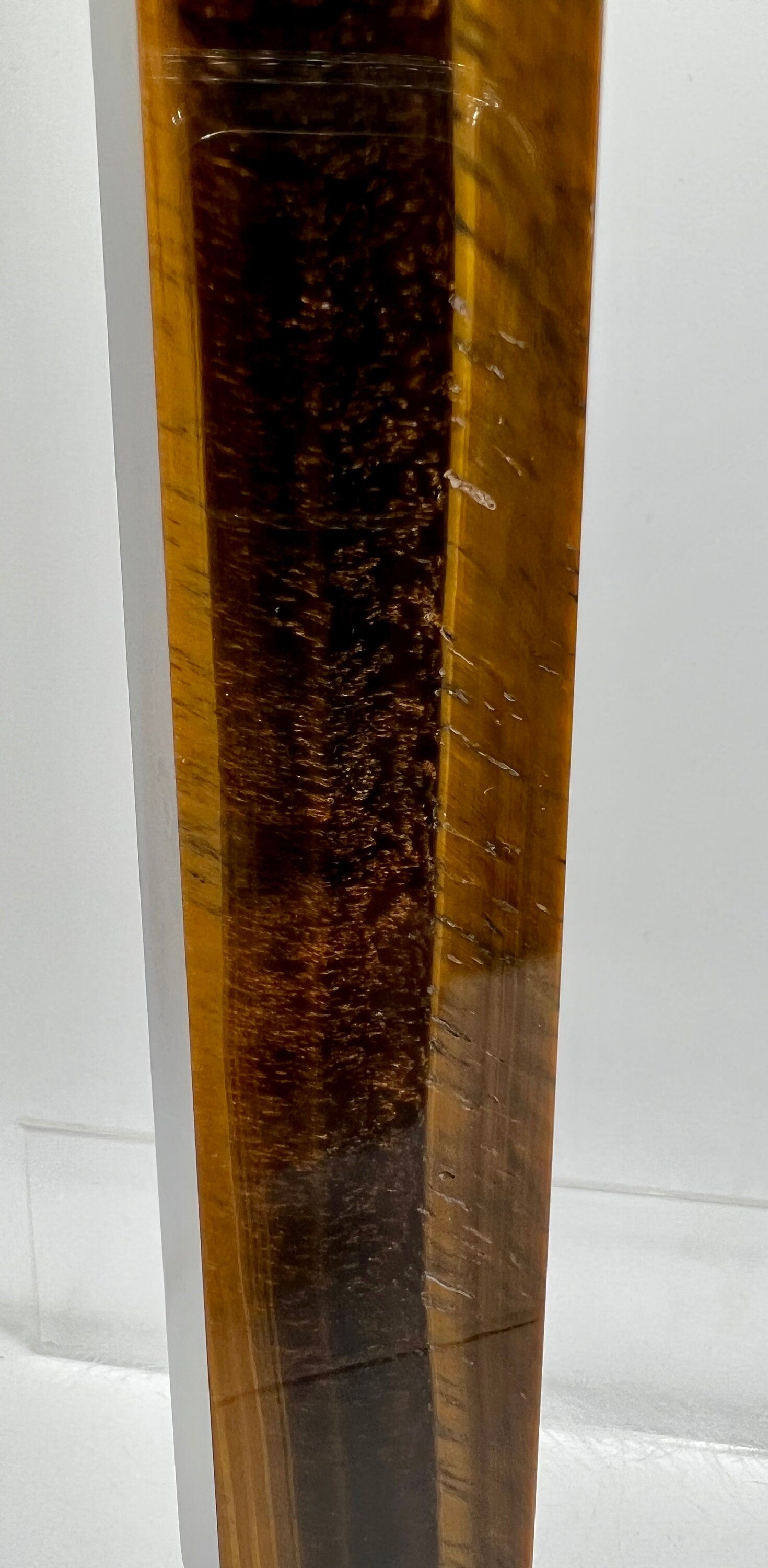Golden Tigers Eye Tower. Over 6 Inches. Very High Quality!