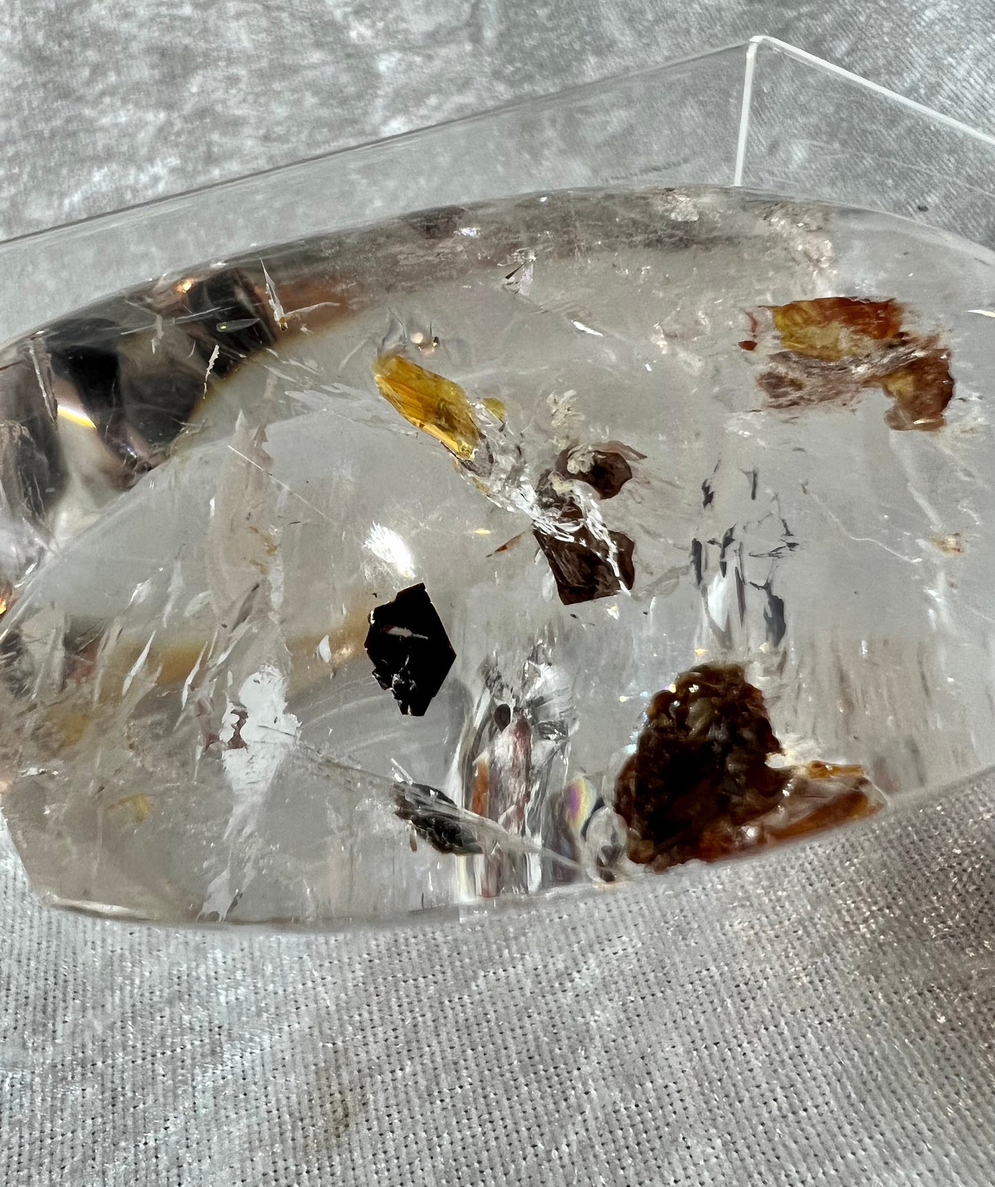 Rare Garden Quartz With Mica, Golden Healer, And Rainbows. Very High Quality Crystal.